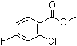 structure of CAS# 85953-29-3, Methyl 2-chloro-4-fluorobenzoate