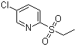 structure of CAS# 859536-33-7, 3-氯-6-(乙基磺酰基)吡啶