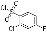structure of CAS# 85958-57-2, 2-氯-4-氟苯磺酰氯