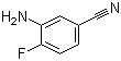 structure of CAS# 859855-53-1, 3-氨基-4-氟苯腈