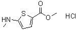 CAS 登录号：859855-63-3, 5-(甲基氨基)-2-噻吩羧酸甲酯盐酸盐