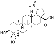 structure of CAS# 85999-40-2, 23-Hydroxybetulinic acid