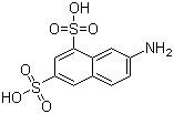 structure of CAS# 86-65-7, 7-Amino-1,3-naphthalenedisulfonic acid