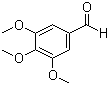 3,4,5-三甲氧基苯甲醛分子结构 (CAS 86-81-7)