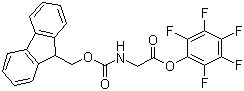 structure of CAS# 86060-85-7, N-芴甲氧羰基甘氨酸五氟苯酯