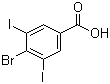 CAS 登录号：861117-99-9, 4-溴-3,5-二碘苯甲酸