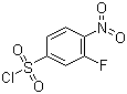 structure of CAS# 86156-93-6, 3-Fluoro-4-nitrobenzenesulfonyl chloride