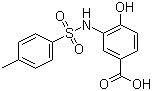 CAS # 861782-65-2, 4-Hydroxy-3-[[(4-methylphenyl)sulfonyl]amino]benzoic acid, 4-Hydroxy-3-p-tolylsulfonamidobenzoic acid