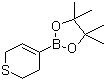 structure of CAS# 862129-81-5, 3,6-Dihydro-2H-thiopyran-4-ylboronic acid pinacol ester