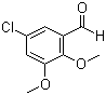 5-氯-2,3-二甲氧基苯甲醛分子结构 (CAS 86232-28-2)