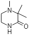3,3,4-Trimethyl-2-piperazinone molecular structure (CAS 86290-99-5)