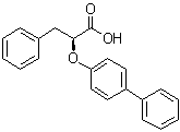 (alphaS)-alpha-([1,1'-Biphenyl]-4-yloxy)benzenepropanoic acid molecular structure (CAS 862901-87-9)