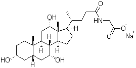 structure of CAS# 863-57-0, Sodium glycocholate