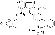 structure of CAS# 863031-21-4, Azilsartan medoxomil