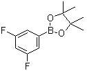 structure of CAS# 863868-36-4, 3,5-Difluorophenylboronic acid pinacol ester