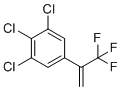 structure of CAS# 864736-87-8, 1,2,3-trichloro-5-[1-(trifluoromethyl)ethenyl]-Benzene