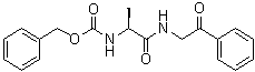 CAS 登录号：864825-19-4, [(1S)-1-甲基-2-氧代-2-[(2-氧代-2-苯基乙基)氨基]乙基]氨基甲酸苄酯