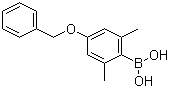 structure of CAS# 865139-18-0, [2,6-Dimethyl-4-(phenylmethoxy)phenyl]boronic acid