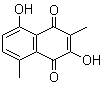 structure of CAS# 86533-36-0, 2,5-Dihydroxy-3,8-dimethyl-1,4-naphthalenedione