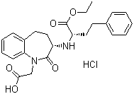 structure of CAS# 86541-74-4, Benazepril hydrochloride