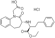 Benazepril hydrochloride molecular structure (CAS 86541-77-7)