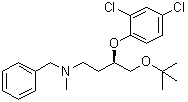 CAS # 865865-21-0, (R)-N-Benzyl-N-[4-tert-butoxy-3-(2,4-dichloro-phenoxy)-butyl]-N-methylamine, N-[(3R)-3-(2,4-Dichlorophenoxy)-4-(1,1-dimethylethoxy)butyl]-N-methylbenzenemethanamine