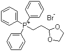 2-(1,3-Dioxolan-2-yl)ethyltriphenylphosphonium bromide molecular structure (CAS 86608-70-0)