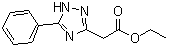 CAS # 866136-08-5, 5-Phenyl-1H-1,2,4-triazole-3-acetic acid ethyl ester