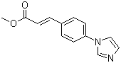 Ozagrel methyl ester molecular structure (CAS 866157-50-8)