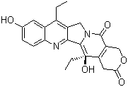7-Ethyl-10-hydroxycamptothecin molecular structure (CAS 86639-52-3)