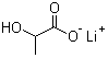 Lithium lactate molecular structure (CAS 867-55-0)