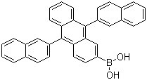9,10-Bis(2-naphthyl)anthracene-2-ylboronic acid molecular structure (CAS 867044-28-8)