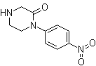 structure of CAS# 867166-73-2, 1-(4-Nitrophenyl)-2-piperazinone