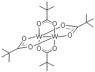 Tetrakis(pivalato)ditungsten molecular structure (CAS 86728-84-9)