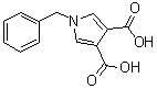 1-(Phenylmethyl)-1H-pyrrole-3,4-dicarboxylic acid molecular structure (CAS 86731-90-0)