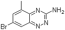 structure of CAS# 867330-26-5, 7-Bromo-5-methylbenzo[e][1,2,4]triazin-3-amine