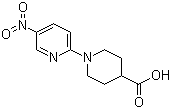 1-(5-Nitro-2-pyridinyl)piperidine-4-carboxylic acid molecular structure (CAS 868077-44-5)
