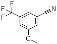 structure of CAS# 868167-61-7, 3-Methoxy-5-(trifluoromethyl)benzonitrile