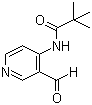structure of CAS# 86847-71-4, 4-[(2,2-Dimethylpropanoyl)amino]pyridine-3-carboxaldehyde
