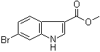 6-Bromo-1H-indole-3-carboxylic acid methyl ester molecular structure (CAS 868656-97-7)