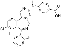 structure of CAS# 869363-13-3, MLN 8054