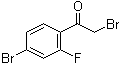 structure of CAS# 869569-77-7, 2-溴-1-(4-溴-2-氟苯基)乙酮