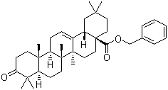 CAS 登录号：869788-74-9, 齐墩果酸苄酯, 3-氧代齐墩果烷-12-烯-28-酸苯甲酯