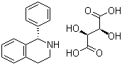 CAS 登录号：869884-00-4, (S)-1,2,3,4-四氢-1-苯基异喹啉 D-(-)-酒石酸盐