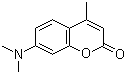 structure of CAS# 87-01-4, 7-Dimethylamino-4-methylcoumarin