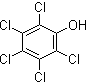 structure of CAS# 87-86-5, 2,3,4,5,6-Pentachlorophenol