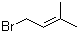 structure of CAS# 870-63-3, 3,3-Dimethylallyl bromide
