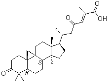 CAS 登录号：870456-88-5, (24E)-3,23-二氧代-9,19-环羊毛甾-24-烯-26-酸