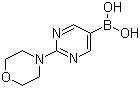 structure of CAS# 870521-33-8, 2-Morpholinopyrimidin-5-ylboronic acid