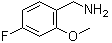 structure of CAS# 870563-60-3, 4-Fluoro-2-methoxybenzylamine